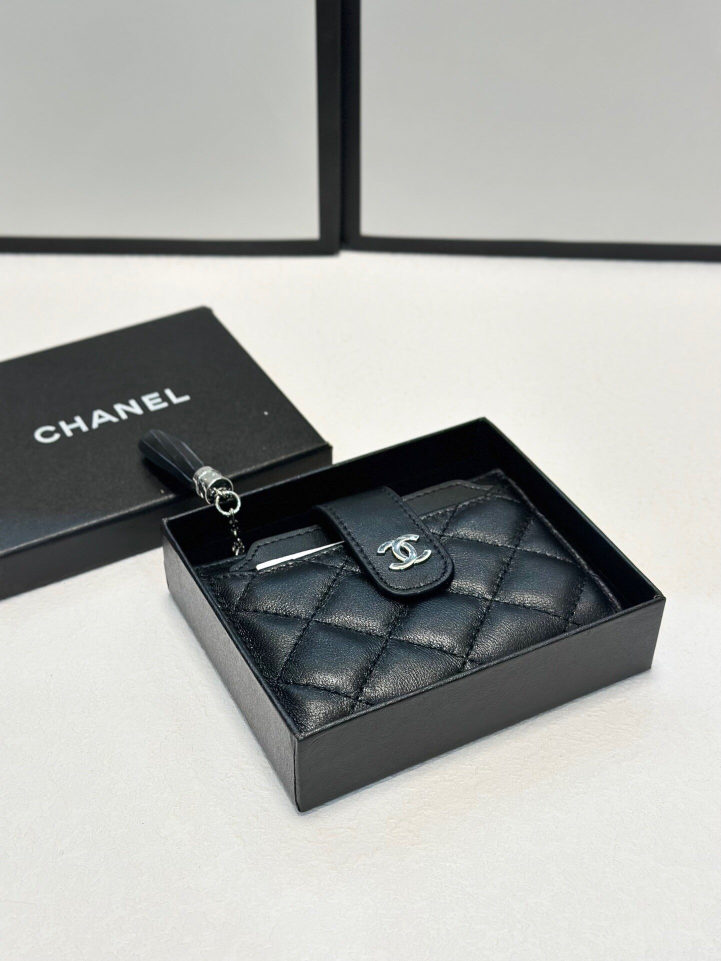 chanel card wallet 12x9 2